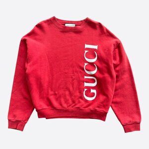 Gucci Red & White Logo Sweater